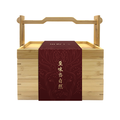 知野上野放红茶（竹质提盒装）